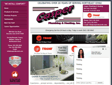 Tablet Screenshot of casperdecorah.com